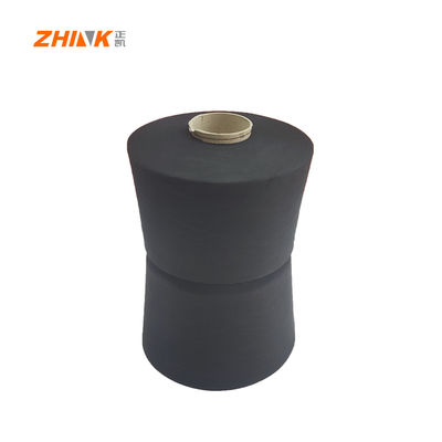 Hoogste efficiëntie AA-klasse 100% polyester NE21/1 Ring Spun Garne voor breiwerk Speciaal Zwart