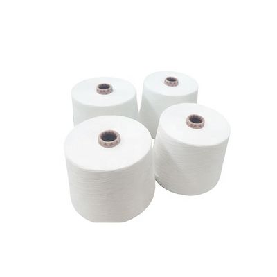 65% Cationisch polyester 35% Viscose NE32/1 970 Twist Spandex Core Spun Garne voor weven