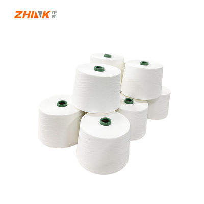 25s/1 66% Kationisch polyester 30% Wol 4% Spandex kern gesponnen garens voor breiwerk