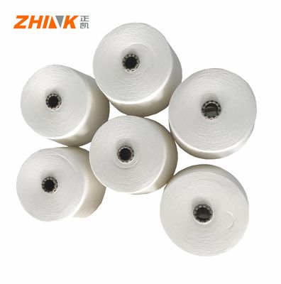 SIRO COMPACT SPUN Ne30/1 100% gerecycled polyester ruw wit garen voor weven en breien