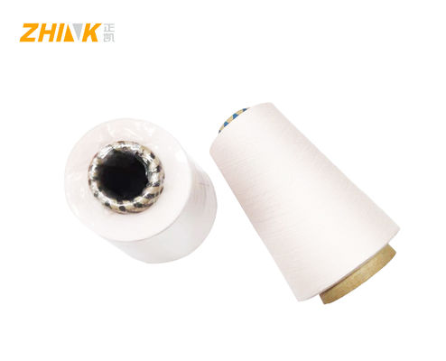 SIRO COMPACT SPUN Ne30/1 100% gerecycled polyester ruw wit garen voor weven en breien