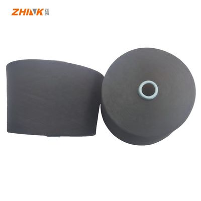 Z Twist Zwart Polyester 100% 30/1 32/1 40/1 Siro Spun Garne voor brei- en weefwerk