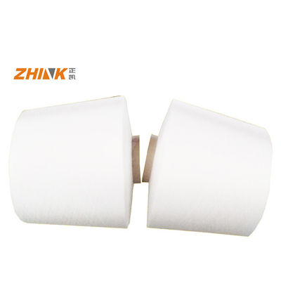 Spun garen 100% polyester 16 40D spandex kern op maat
