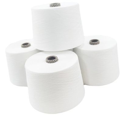 80% gerecycled polyester 20% viscose gemengd NE 20/1 Siro Spun Weaving Yarn Cone voor T-shirt garens