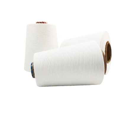 Uster getest 70% polyester 30% viscose gemengd 30 40D kern gesponnen garen met 877tpm Twist