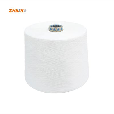 Ruwe witte Ne 36/1 ring gesponnen viscose garens voor weven / breien