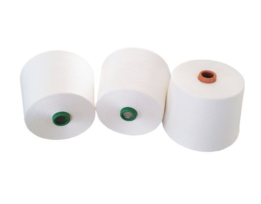 Standaardsterkte 65% Kationisch kleurbaar polyester 35% Bamboe 25 70D Core Spun Garment