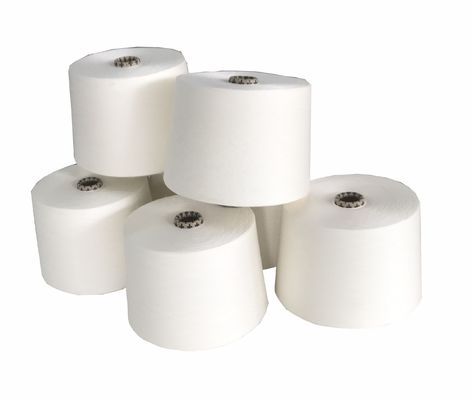 100% Modal 0.9D Ring Siro Compact Spun Garment Spandex Raw White voor brei- en weefwerk