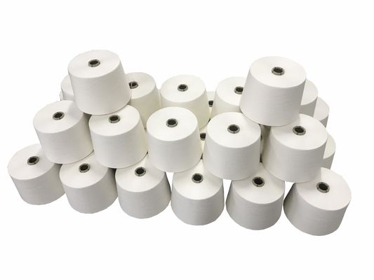 100% Modal 0.9D Ring Siro Compact Spun Garment Spandex Raw White voor brei- en weefwerk