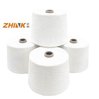 NE20/1 Compact garens voor weefwerk en breiwerk van ruwe witte Siro 80% polyester 20% viscose