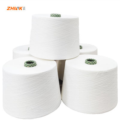 Ne25/1 Siro Compact Slub Garment voor brei- en weefwerk 65/35 Polyester/Viskose-mengsel