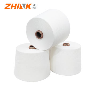 80% gerecycled polyester 20% viscose gemengd NE 20/1 Siro Spun Weaving Yarn Cone voor T-shirt garens