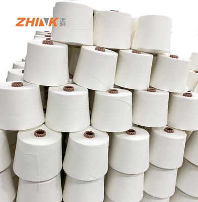 Raw Pattern CSY Polyester Ne16 70D Lycra Spandex Core Siro Spun Garne voor denim Draft 3.5