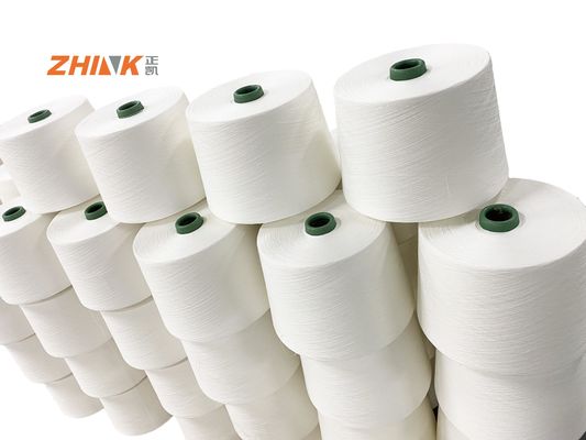 Raw Pattern CSY Polyester Ne16 70D Lycra Spandex Core Siro Spun Garne voor denim Draft 3.5