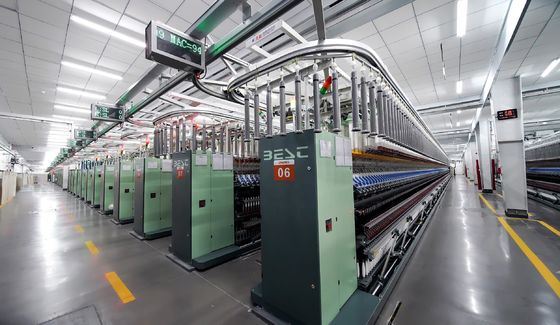 Gecamde katoen NE32/1 Siro Compact garen voor weven en breien Uitstekende kleurbaarheid