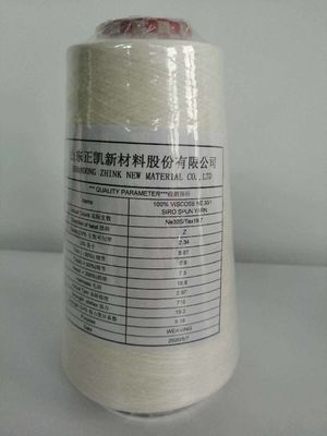Zaozhuang Knitting 100% viscose Ne 30/1 Siro Spun Rayon garen voor duurzaam weven