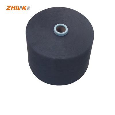 Hoogste efficiëntie AA-klasse 100% polyester NE21/1 Ring Spun Garne voor breiwerk Speciaal Zwart