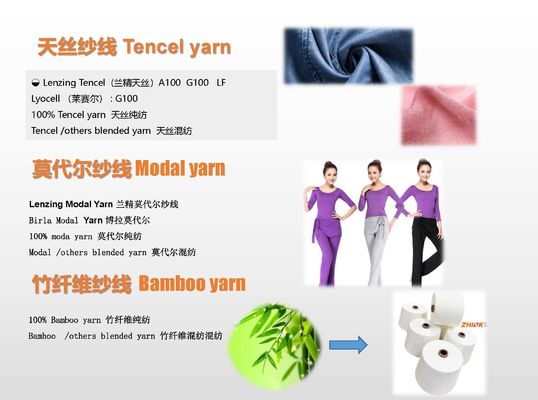Polyester/viscose gemengd 20 70D kern gesponnen garen voor weef- en brei sokken