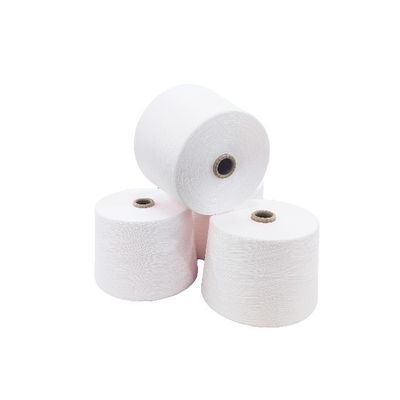 Ne60/2 TFO weefgarens van 100% viscose met een gelijkmatigheid van 1,64 en een ruwe witte afwerking