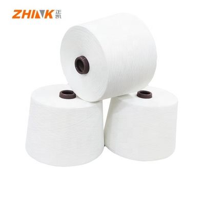 65% Cationisch polyester 35% Viscose NE32/1 970 Twist Spandex Core Spun Garne voor weven
